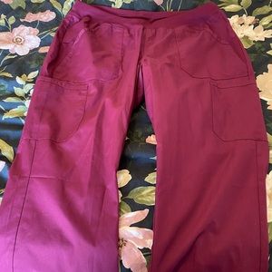 Cherokee Burgundy Scrub Pants (Scrub set!)